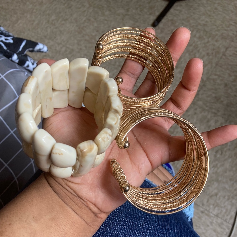 Cuff bracelets from Charlotte Russe